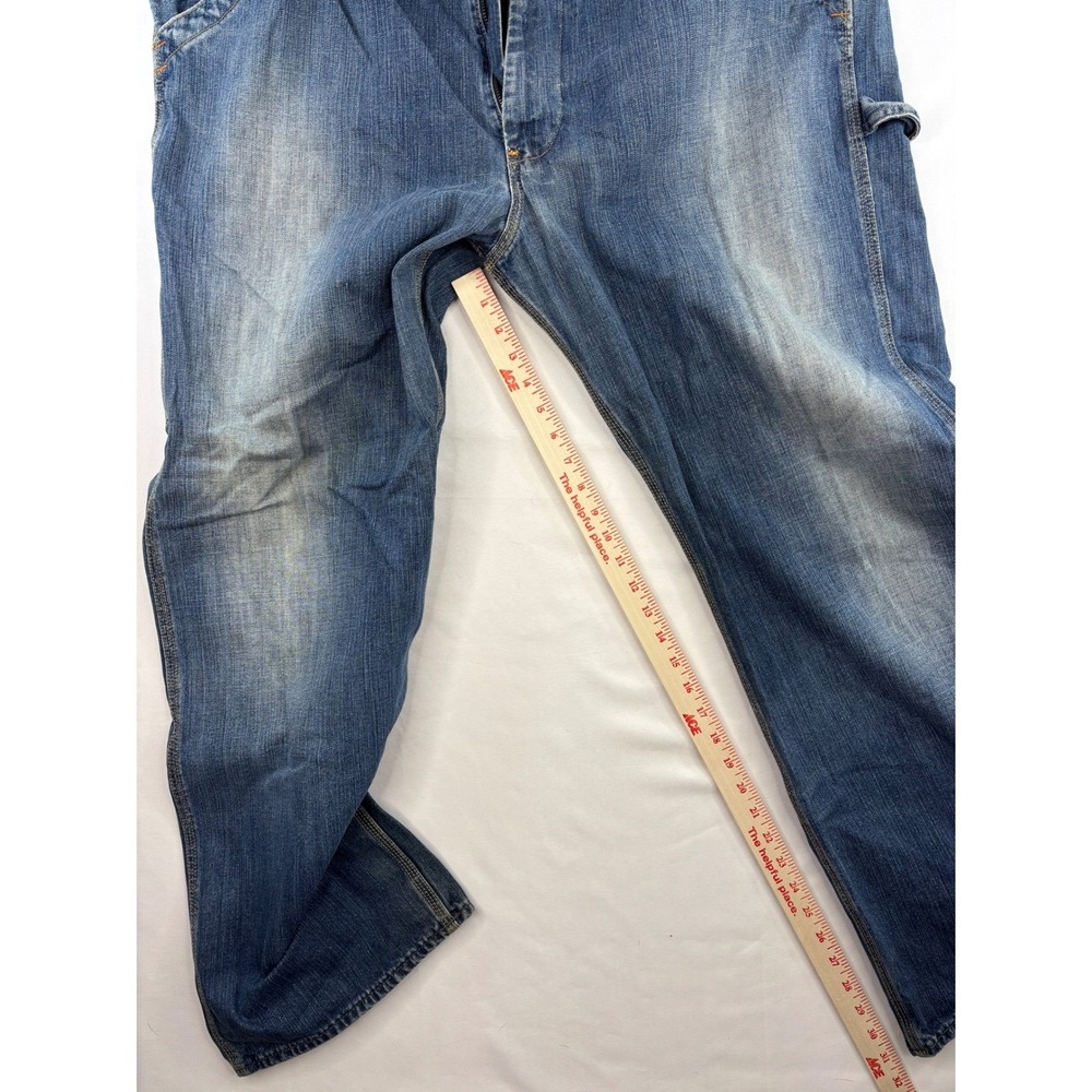 Ralph Lauren Polo Co Jeans Mens 42x32 Blue Wyatt Carpenter Loose Baggy Faded Y2K - Picture 7 of 14